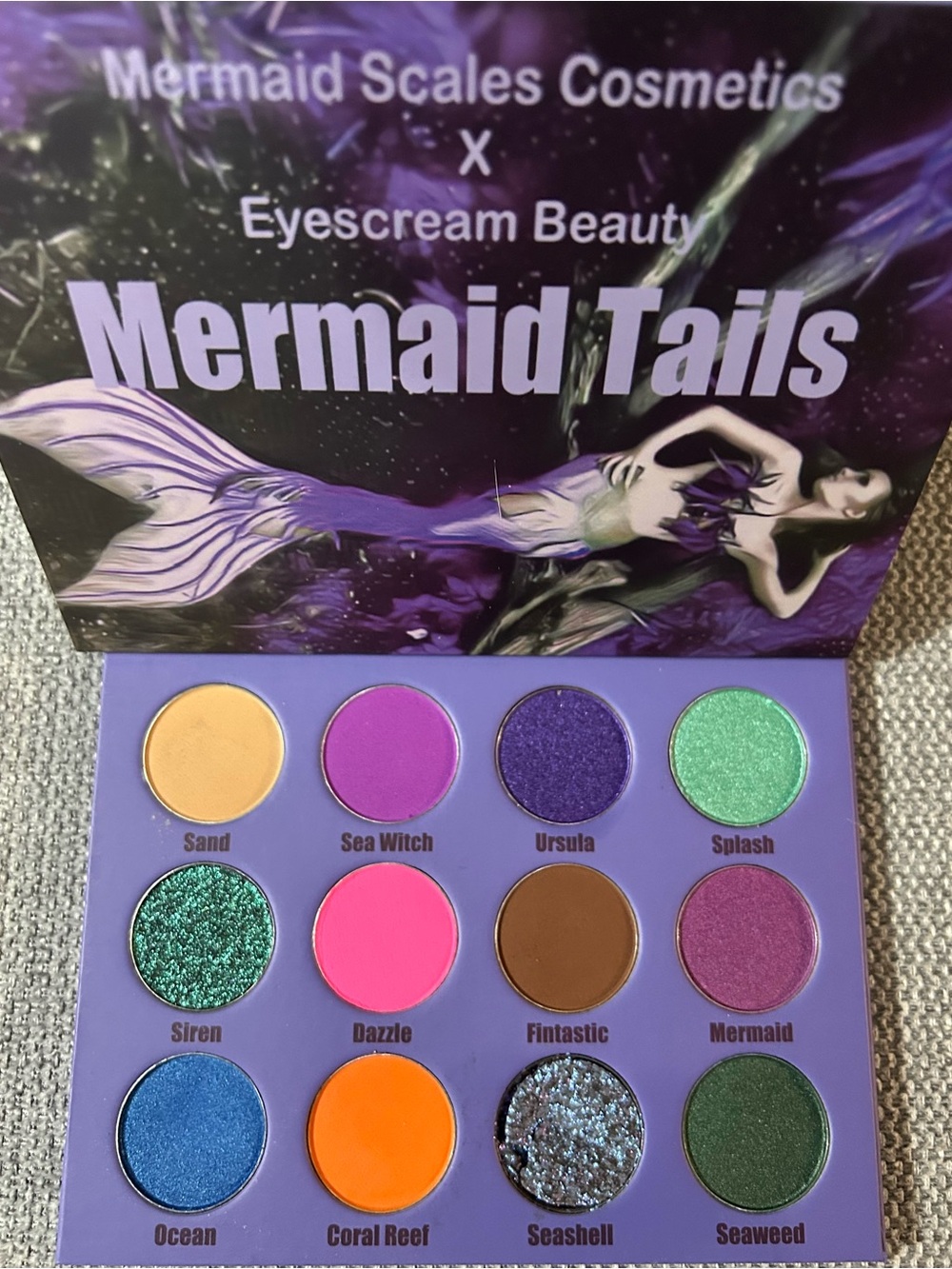 Mermaid Tails Eyeshadow by Mermaid Scales Cosmetics x Eyescream Beauty
